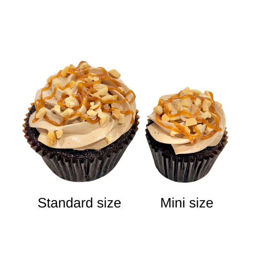 Choc Peanut Caramel Cupcakes