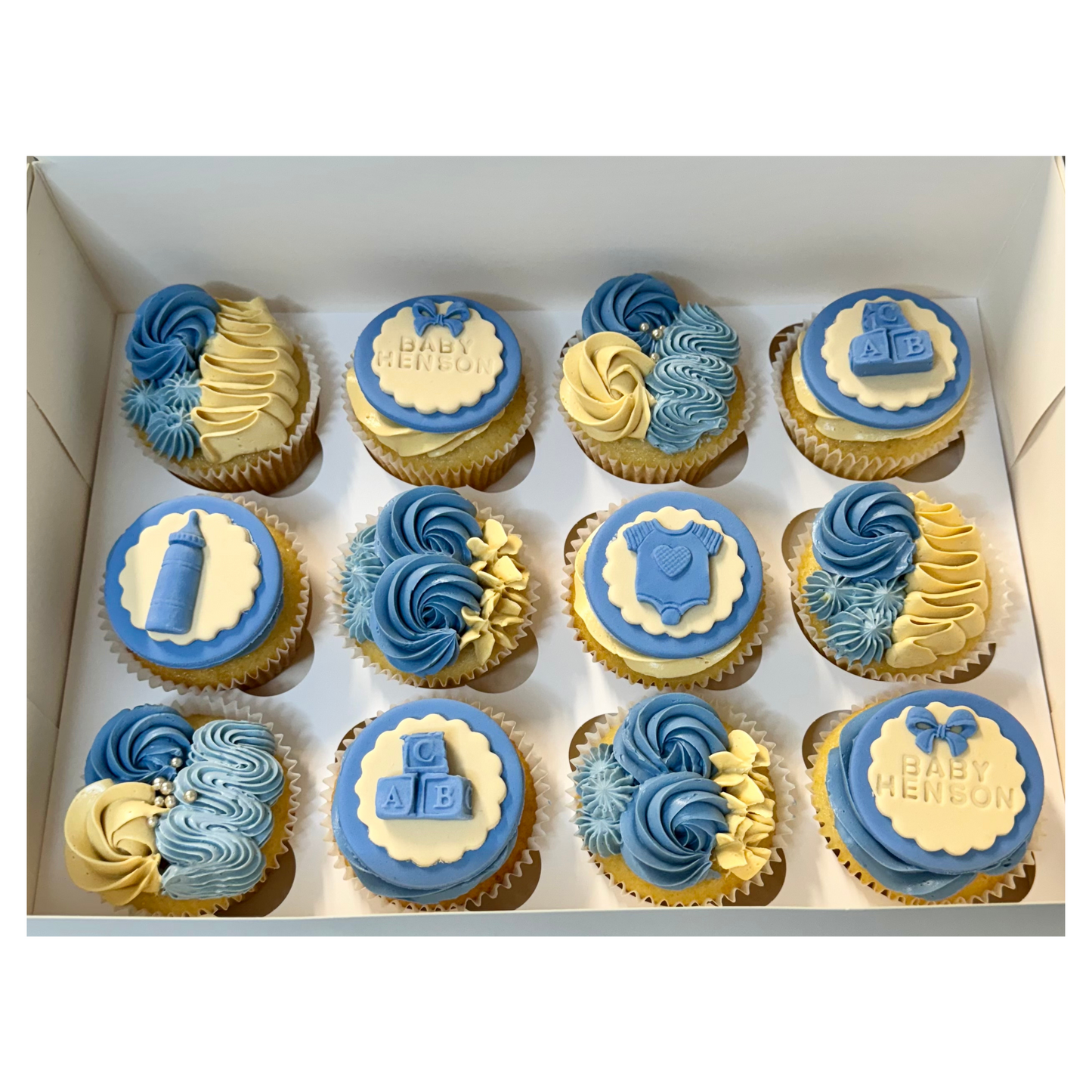Baby Shower Cupcakes